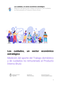 Trabajo de Cuidados No Remunerado y PIB en Argentina