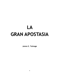 LA GRAN APOSTASÍA SUD.