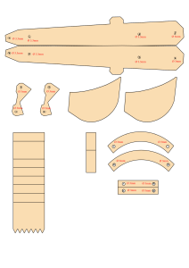 Plantilla de Excavadora Hidráulica