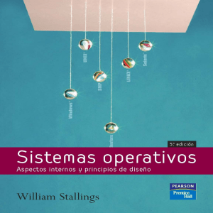 Sistemas operativos William Stallings 5ta Edición