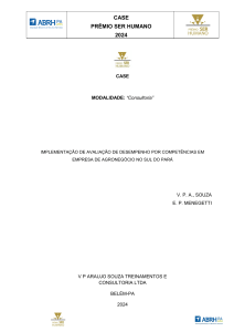 IMPLEMENTAÇÃO DE AVALIAÇÃO DE DESEMPENHO POR COMPETÊNCIAS EM UMA EMPRESA DE AGRONEGÓCIO NO SUL DO PARÁ