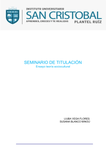 Ensayo Teoría Sociocultural: Vygotsky y Aprendizaje