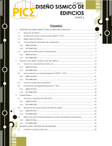 DISEÑO SISMICO DE EDIFICIOS MDOC 2015 Y NTC 2023 (MÉXICO)