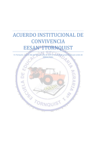 Acuerdo de Convivencia EESAN°1 Tornquist