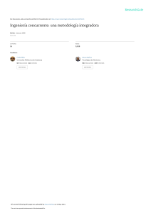 Ingeniería Concurrente: Metodología Integradora