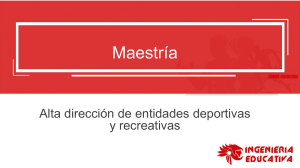 Planificación Financiera en Entidades Deportivas: Toma de Decisiones