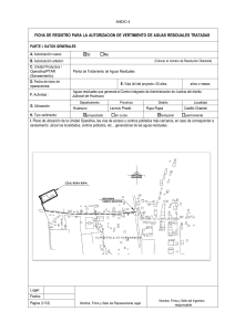 Formulario Autorización Vertido Aguas Residuales