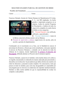 Examen RRHH: Evaluación del Desempeño