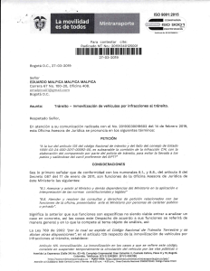 INMOVILIZACION DE  VEHICULOS  POR INFRACCIONES  AL TRANSITO-20191340125001