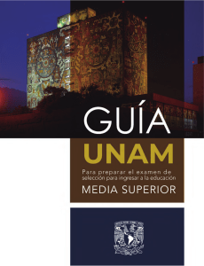 Guía UNAM: Examen de Admisión a Bachillerato