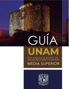 Guía UNAM - Media Superior