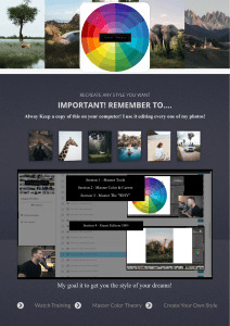 Photo Editing Course: Color Theory & Style Recreation