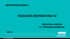 Fisiologia Respiratoria IV 2022 1