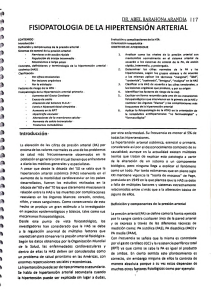 hipertensión arterial fisiopatología 