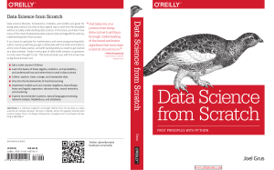 Data Science from Scratch: Python, Algorithms, and Statistics