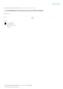 Las habilidades de comunicación para la vida cotidiana