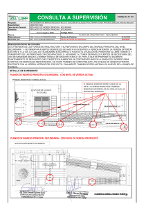 RFI N° 191- INGRESO PRINCIPAL