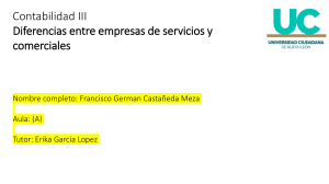 Empresas de Servicios vs. Comerciales: Diferencias Contables