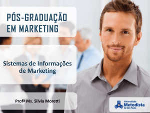 SISTEMAS DE INFORMAÇÕES DE MARKETING