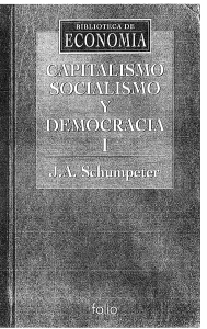 Capitalismo Socialismo y Democracia Tomo