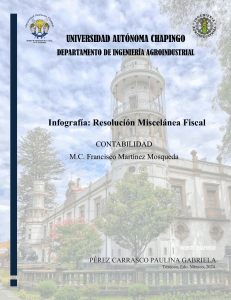 Infografía: Resolución Miscelánea Fiscal - Contabilidad