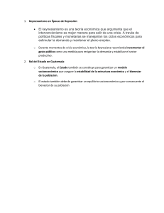 Economía Keynesiana y el Rol del Estado en Guatemala