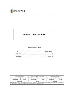 Procedimiento CODIGO COLORES 