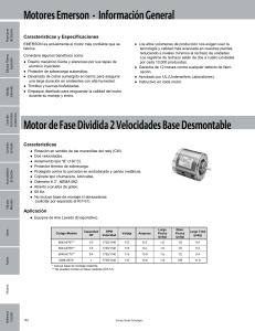 CATALOGO MOTOR EMERSON