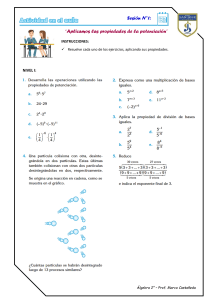 Sesión 1 - Actividad en aula