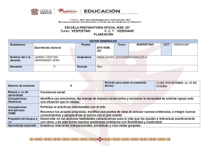 Planificación Clase Habilidades Socioemocionales III