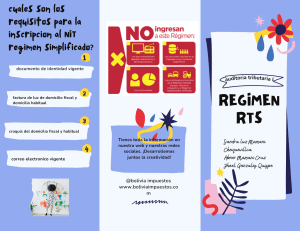 regimen rts