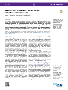 Betabloqueantes en cirrosis
