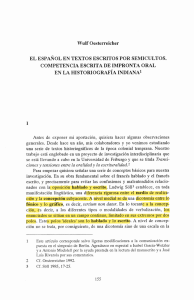 El español en los textos escritos por semicultos