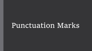 Punctuation Marks: A Comprehensive Guide