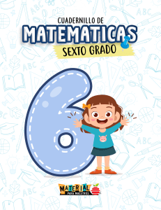 Cuadernillo de matematicas 6