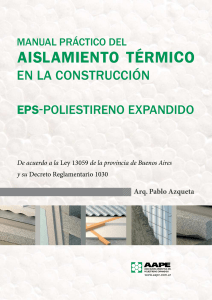 Arq Pablo Azqueta AISLAMIENTO TERMICO