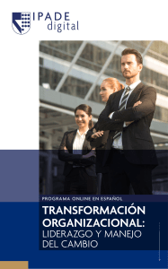 IPADE Folleto Transformación Organizacional 2024