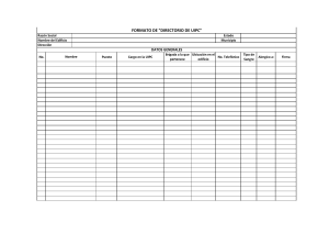 ANEXO 2 Directorio de UIPC