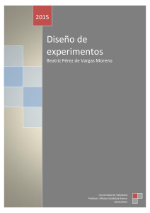 Diseño de experimentos Apuntes