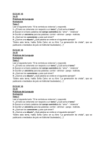 3roB E.E.S N° 16 evaluación 