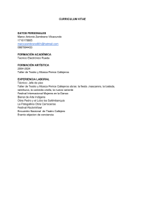 CURRICULUM VITAE MARCO