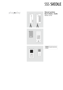 Manuel systeme Bus In-Home Audio 2016 210005152-00 FR