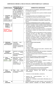 2. COMPETENCIAS COMUNES AL ÁREA DE FISCALÍAS