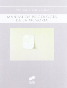 Manual de Psicología de la Memoria