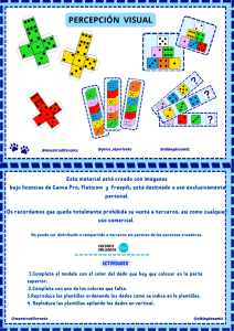 Actividades de Percepción Visual para Niños