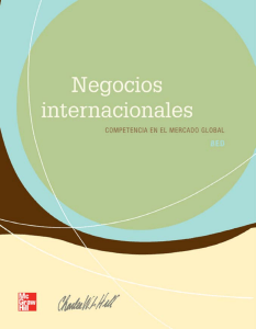 Negocios internacionales Charles Hill 8va ed