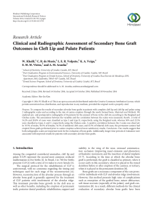 Cleft Lip & Palate Bone Graft Outcomes: A Radiographic Study