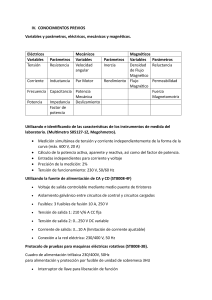 Manual de Laboratorio de Máquinas Eléctricas: Variables, Equipos y Normas