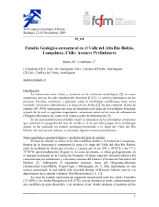 Estudio Geológico-estructural en el Valle del Alto Río Biobío