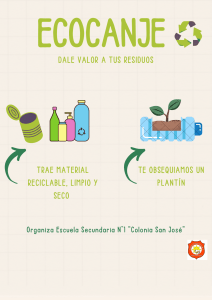 Documento A4 Portada Propuesta Proyecto reciclaje ilustrado verde (2)